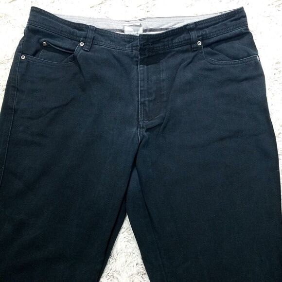 Columbia Jeans Mens 36×32 Black Slim Fit Dark Wash Denim - Picture 2 of 14